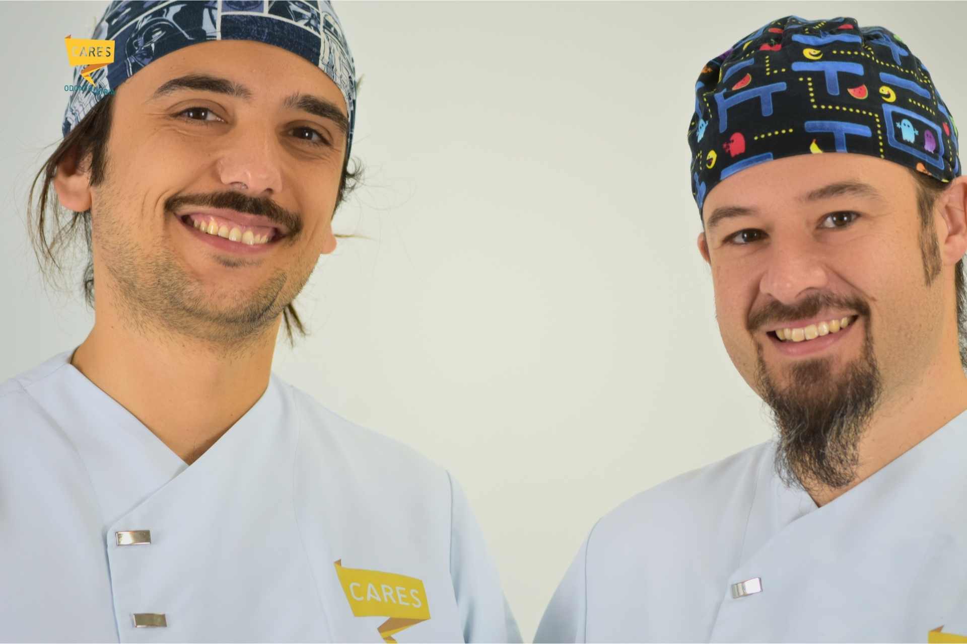 I dentisti Marco Cardaropoli e Stefano Andrea Esposito, fondatori di CARES Odontoiatria